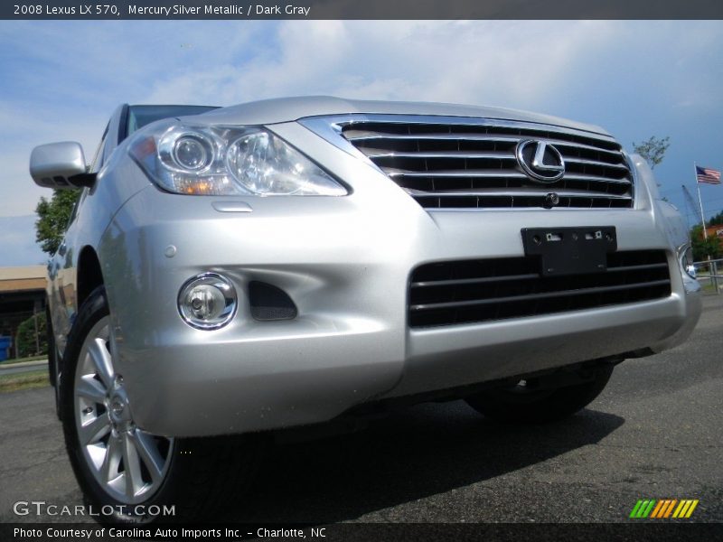 Mercury Silver Metallic / Dark Gray 2008 Lexus LX 570