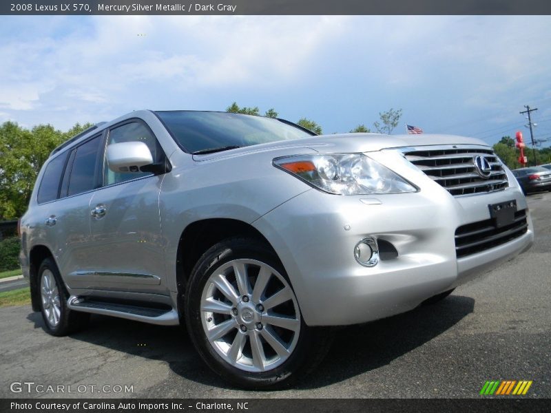 Mercury Silver Metallic / Dark Gray 2008 Lexus LX 570