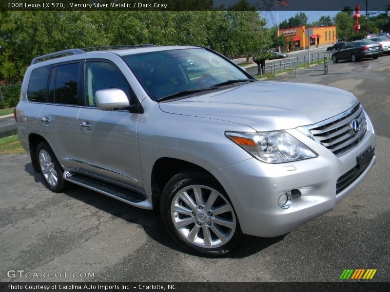 Mercury Silver Metallic / Dark Gray 2008 Lexus LX 570