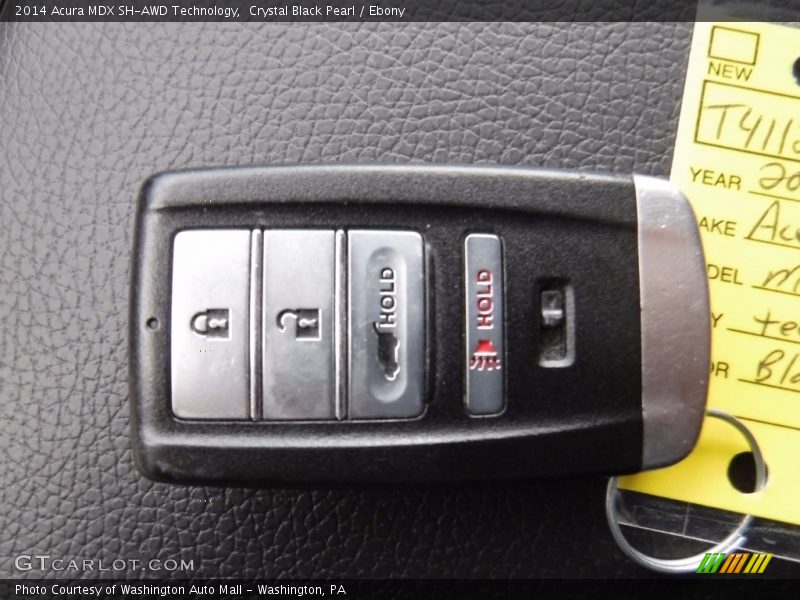 Crystal Black Pearl / Ebony 2014 Acura MDX SH-AWD Technology