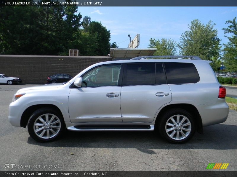 Mercury Silver Metallic / Dark Gray 2008 Lexus LX 570