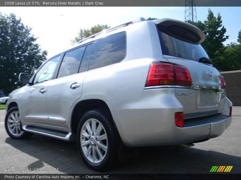 Mercury Silver Metallic / Dark Gray 2008 Lexus LX 570