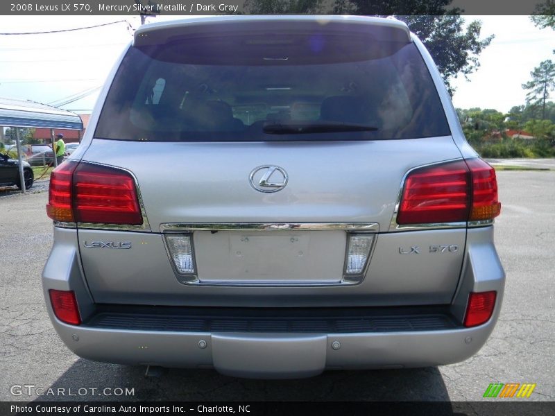 Mercury Silver Metallic / Dark Gray 2008 Lexus LX 570