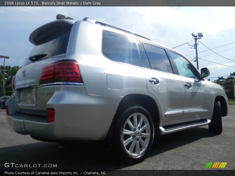 Mercury Silver Metallic / Dark Gray 2008 Lexus LX 570