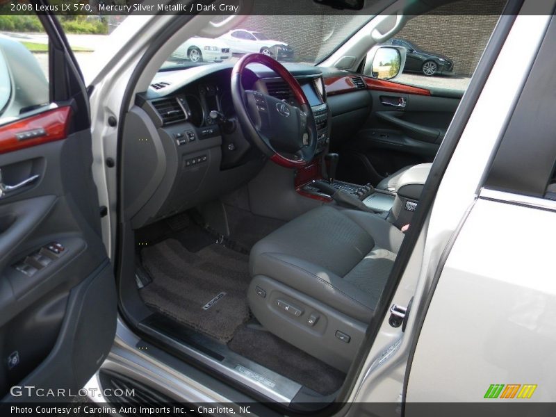 Mercury Silver Metallic / Dark Gray 2008 Lexus LX 570