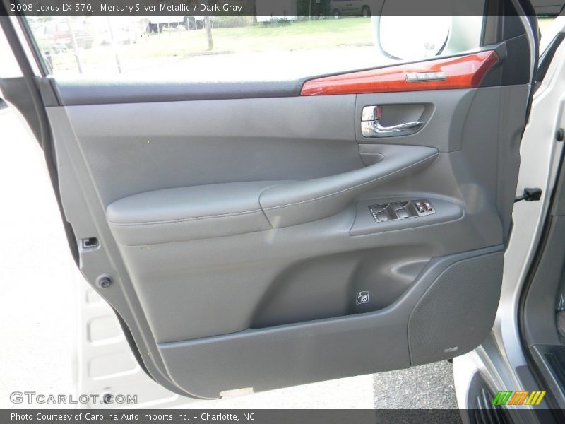 Mercury Silver Metallic / Dark Gray 2008 Lexus LX 570
