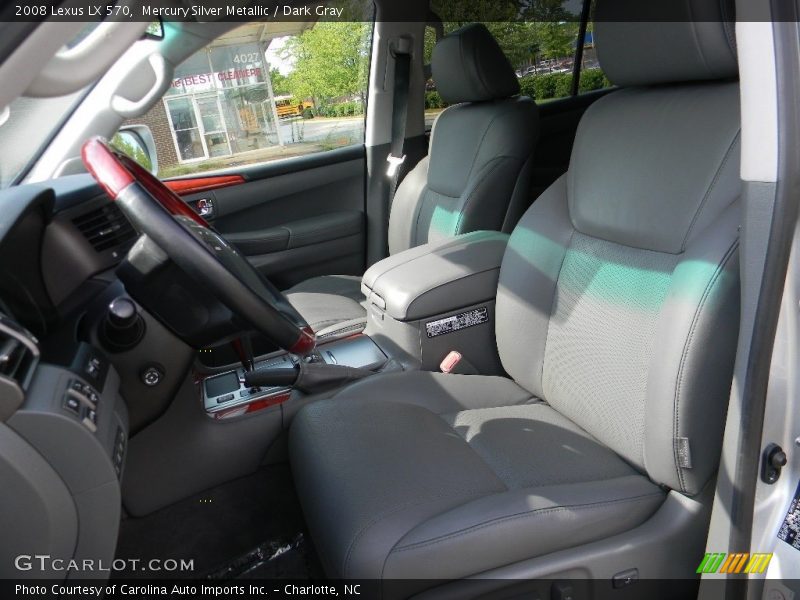 Mercury Silver Metallic / Dark Gray 2008 Lexus LX 570