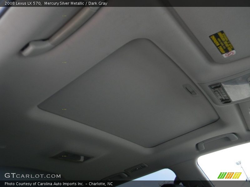 Mercury Silver Metallic / Dark Gray 2008 Lexus LX 570