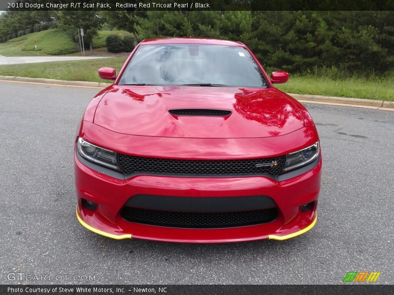 Redline Red Tricoat Pearl / Black 2018 Dodge Charger R/T Scat Pack