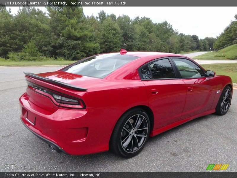 Redline Red Tricoat Pearl / Black 2018 Dodge Charger R/T Scat Pack