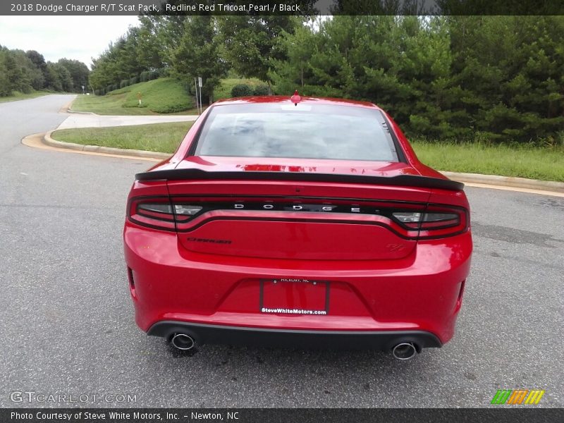 Redline Red Tricoat Pearl / Black 2018 Dodge Charger R/T Scat Pack
