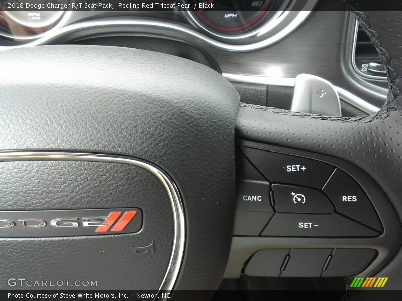 Redline Red Tricoat Pearl / Black 2018 Dodge Charger R/T Scat Pack