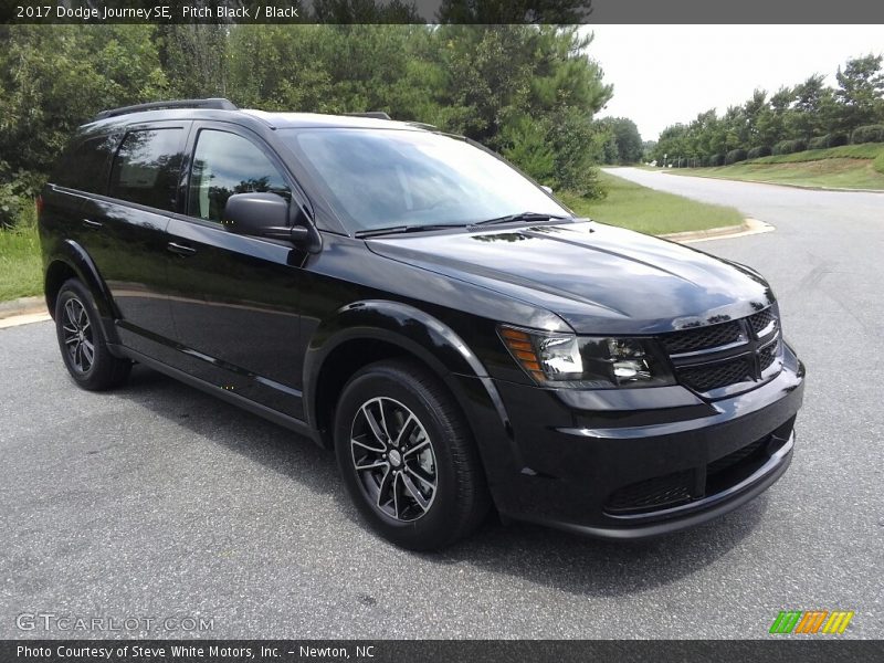 Pitch Black / Black 2017 Dodge Journey SE