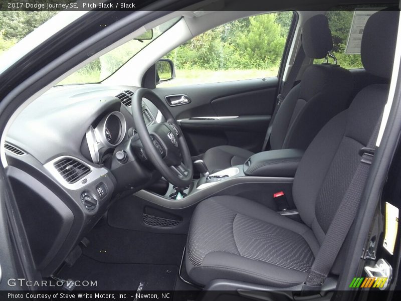 Pitch Black / Black 2017 Dodge Journey SE