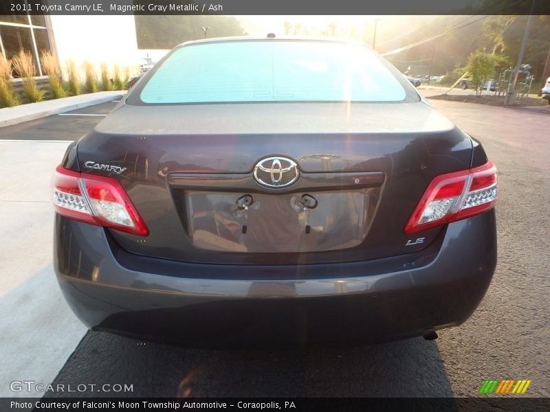 Magnetic Gray Metallic / Ash 2011 Toyota Camry LE