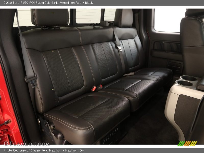 Vermillion Red / Black 2010 Ford F150 FX4 SuperCab 4x4