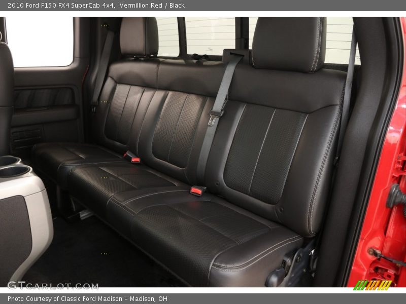 Vermillion Red / Black 2010 Ford F150 FX4 SuperCab 4x4
