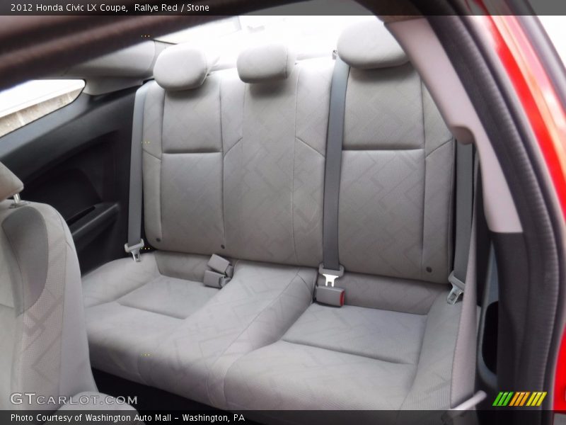 Rallye Red / Stone 2012 Honda Civic LX Coupe