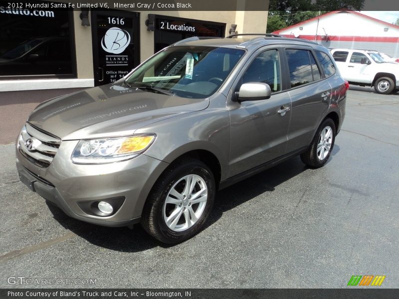 Mineral Gray / Cocoa Black 2012 Hyundai Santa Fe Limited V6