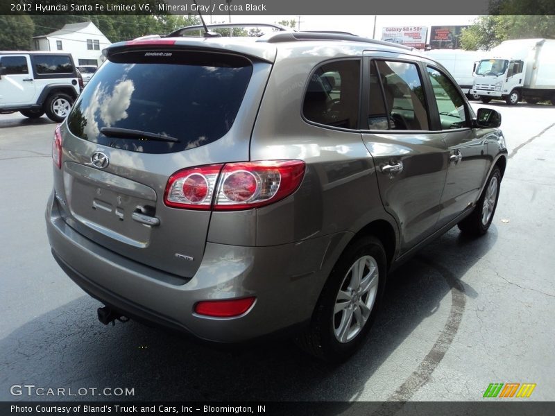 Mineral Gray / Cocoa Black 2012 Hyundai Santa Fe Limited V6