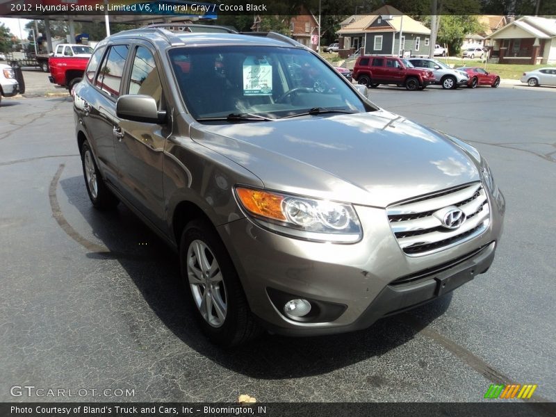 Mineral Gray / Cocoa Black 2012 Hyundai Santa Fe Limited V6