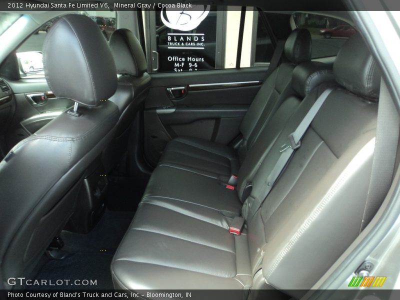 Mineral Gray / Cocoa Black 2012 Hyundai Santa Fe Limited V6