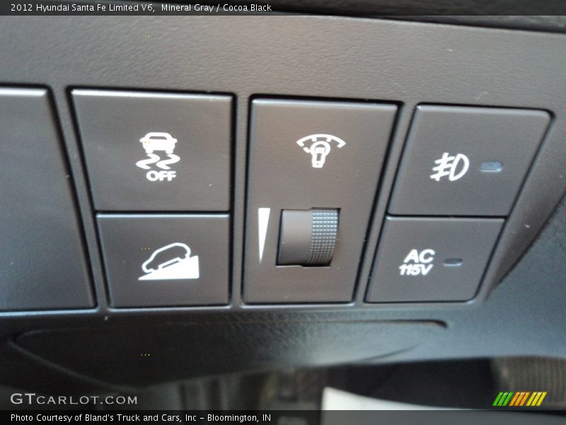 Mineral Gray / Cocoa Black 2012 Hyundai Santa Fe Limited V6