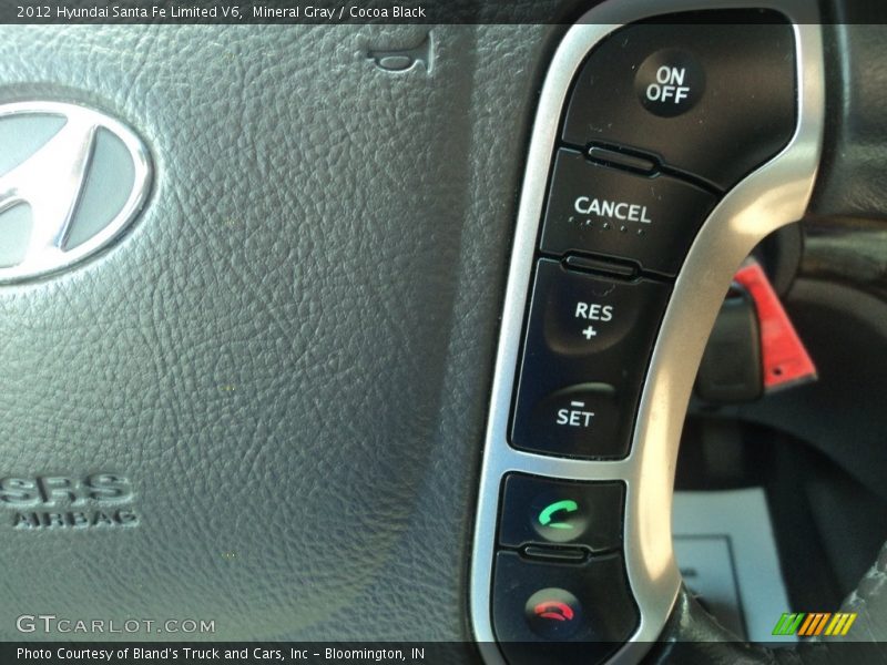Mineral Gray / Cocoa Black 2012 Hyundai Santa Fe Limited V6