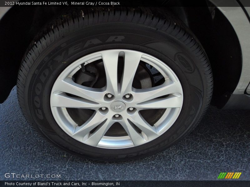 Mineral Gray / Cocoa Black 2012 Hyundai Santa Fe Limited V6