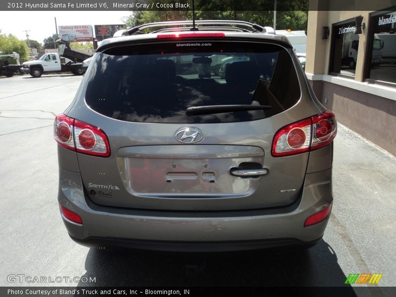 Mineral Gray / Cocoa Black 2012 Hyundai Santa Fe Limited V6