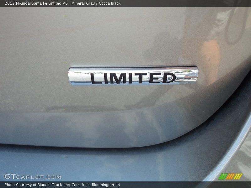 Mineral Gray / Cocoa Black 2012 Hyundai Santa Fe Limited V6