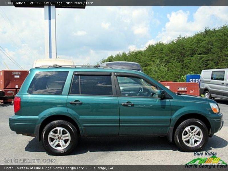 Sage Brush Pearl / Fern 2003 Honda Pilot EX-L 4WD