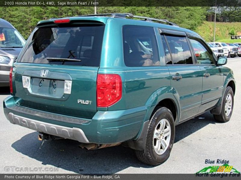 Sage Brush Pearl / Fern 2003 Honda Pilot EX-L 4WD
