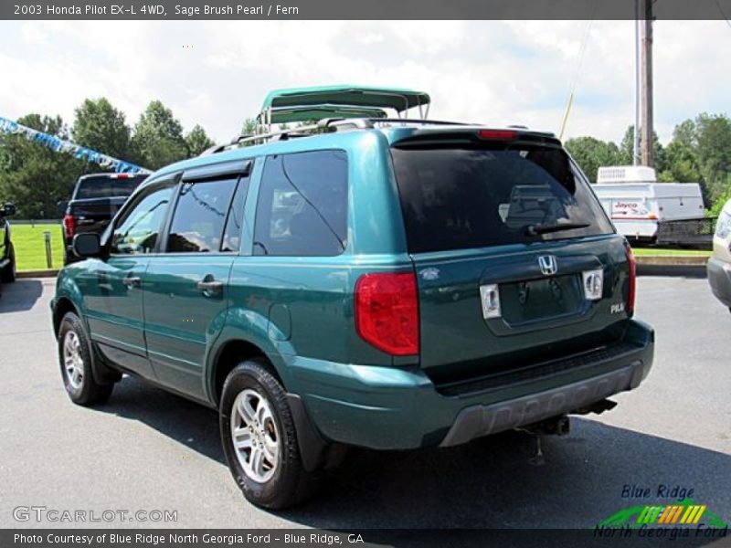 Sage Brush Pearl / Fern 2003 Honda Pilot EX-L 4WD
