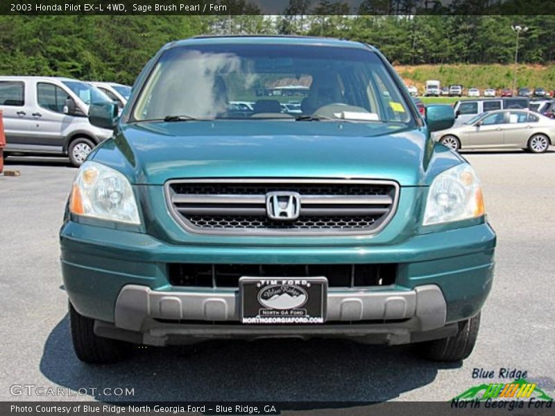 Sage Brush Pearl / Fern 2003 Honda Pilot EX-L 4WD