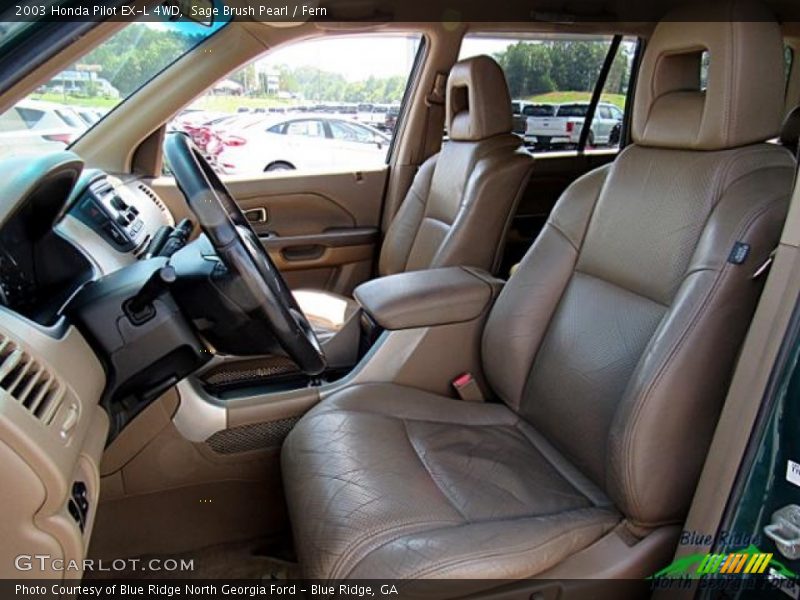 Sage Brush Pearl / Fern 2003 Honda Pilot EX-L 4WD