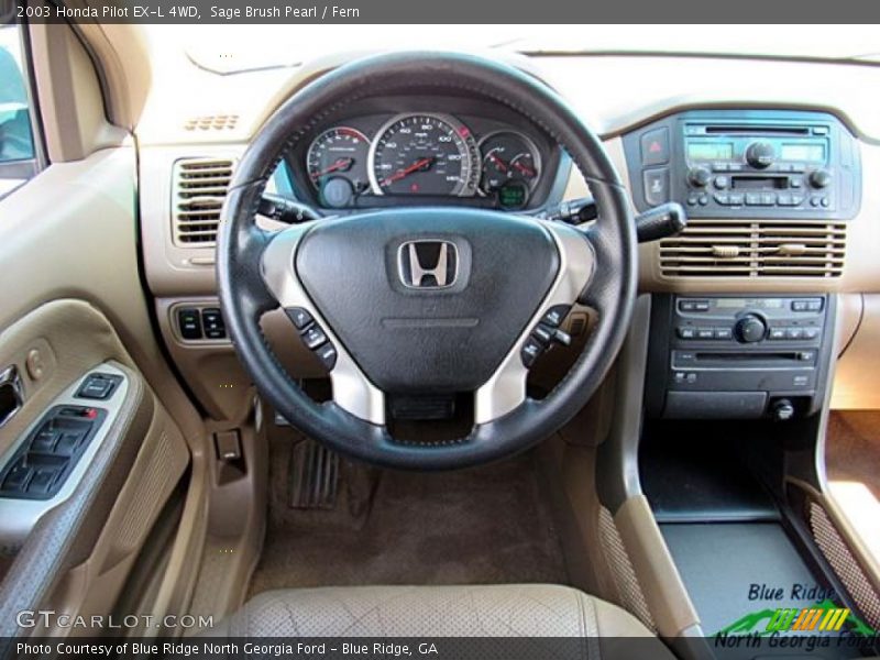 Sage Brush Pearl / Fern 2003 Honda Pilot EX-L 4WD