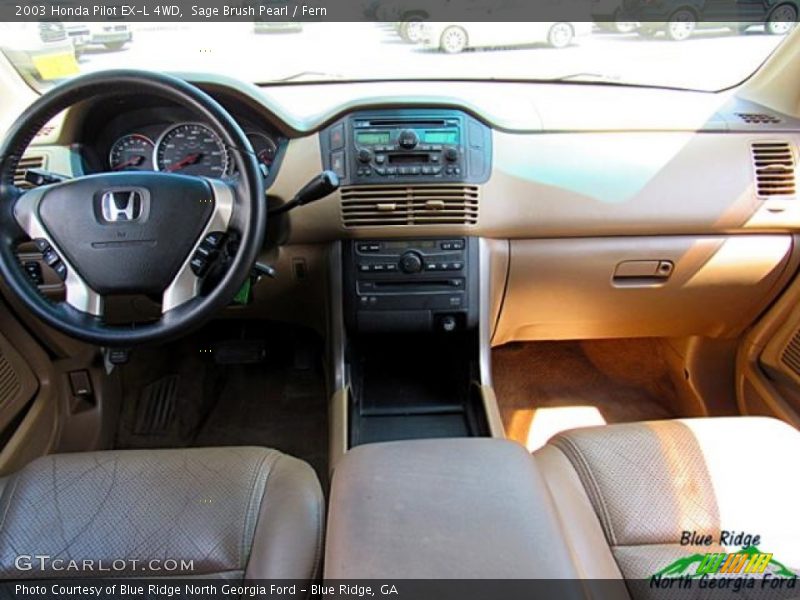 Sage Brush Pearl / Fern 2003 Honda Pilot EX-L 4WD