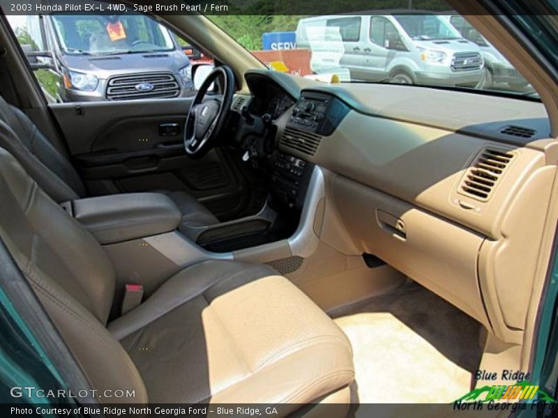 Sage Brush Pearl / Fern 2003 Honda Pilot EX-L 4WD