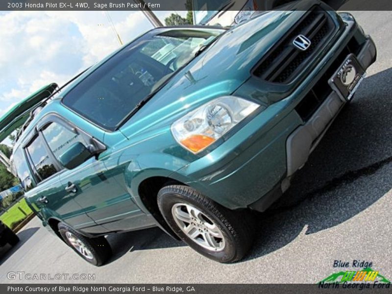 Sage Brush Pearl / Fern 2003 Honda Pilot EX-L 4WD