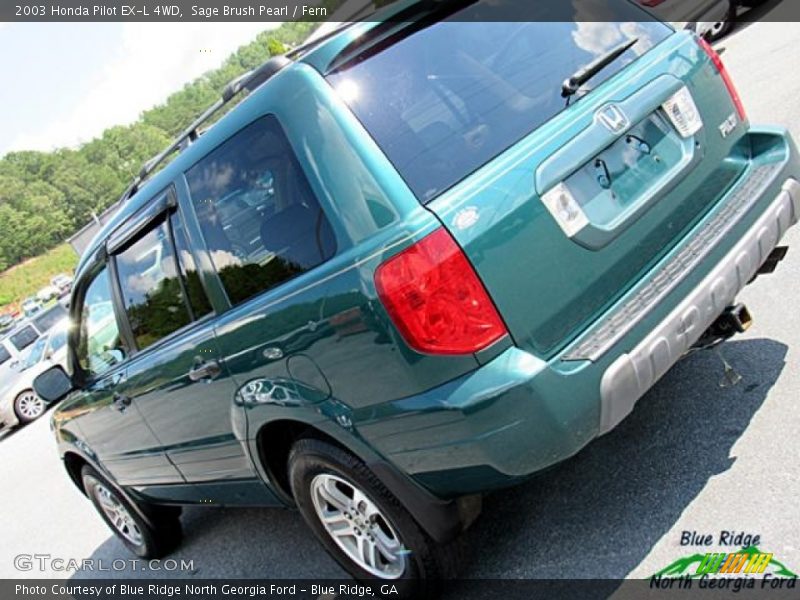 Sage Brush Pearl / Fern 2003 Honda Pilot EX-L 4WD