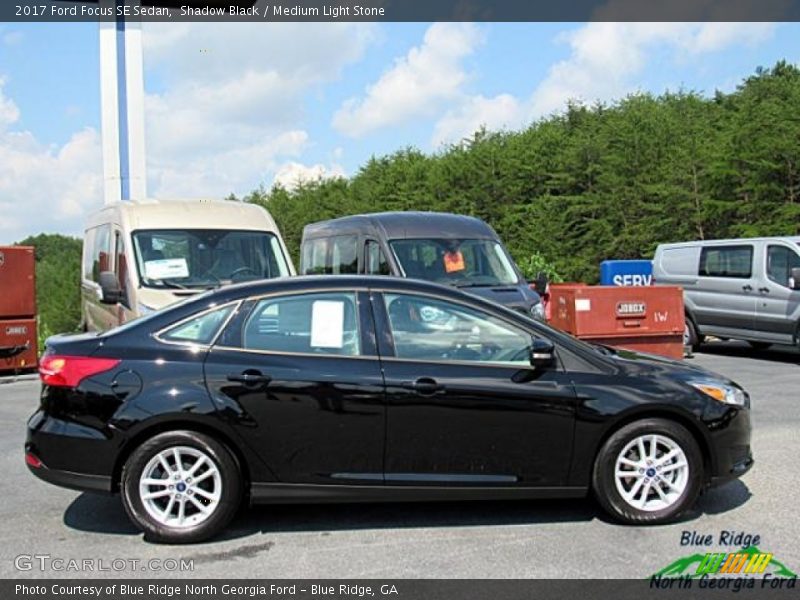 Shadow Black / Medium Light Stone 2017 Ford Focus SE Sedan