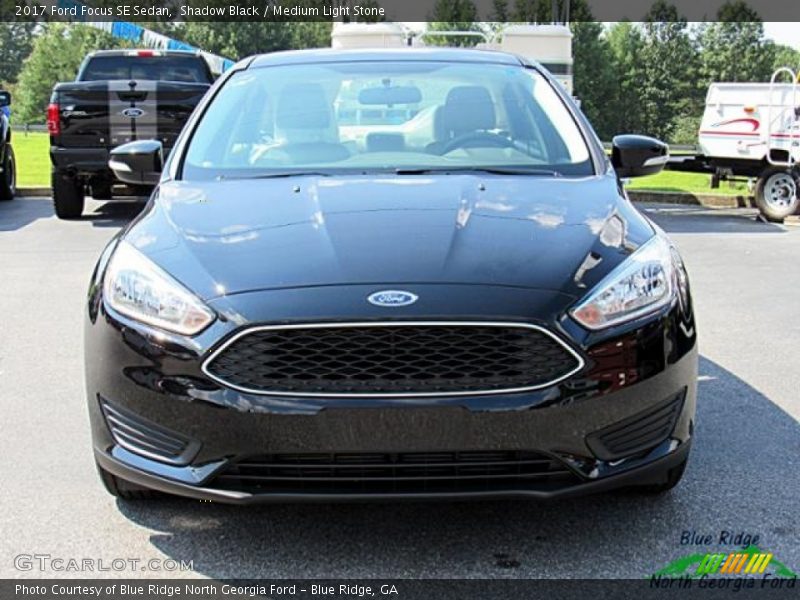 Shadow Black / Medium Light Stone 2017 Ford Focus SE Sedan