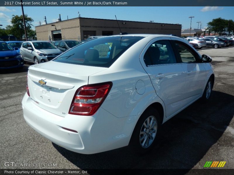 Summit White / Jet Black/Dark Titanium 2017 Chevrolet Sonic LT Sedan