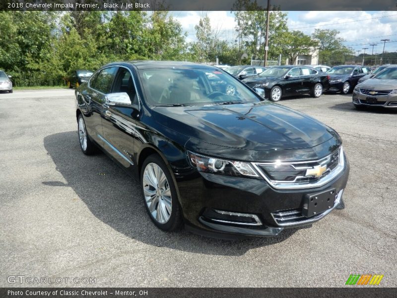 Black / Jet Black 2018 Chevrolet Impala Premier