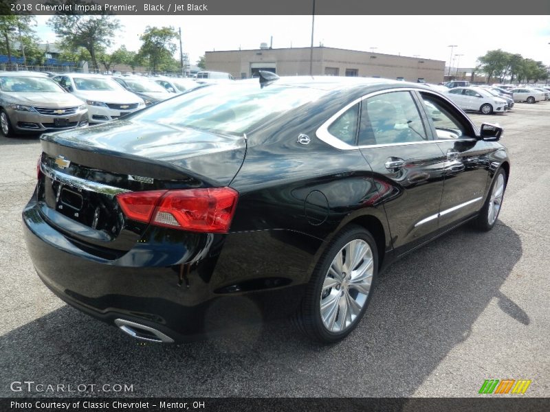 Black / Jet Black 2018 Chevrolet Impala Premier