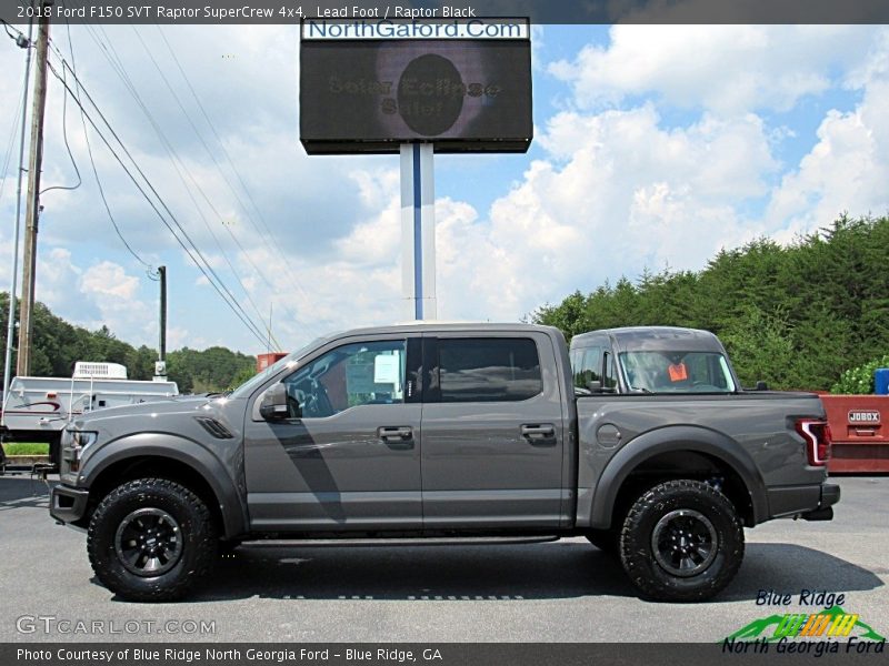 Lead Foot / Raptor Black 2018 Ford F150 SVT Raptor SuperCrew 4x4