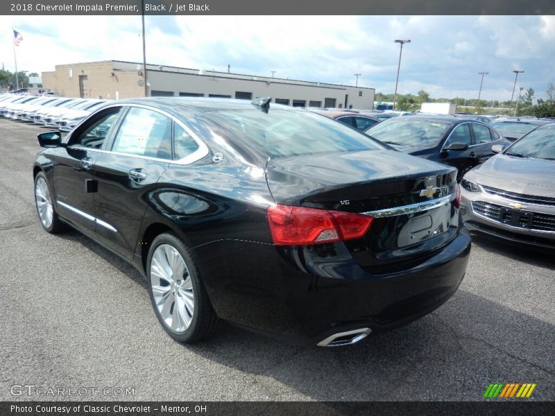 Black / Jet Black 2018 Chevrolet Impala Premier