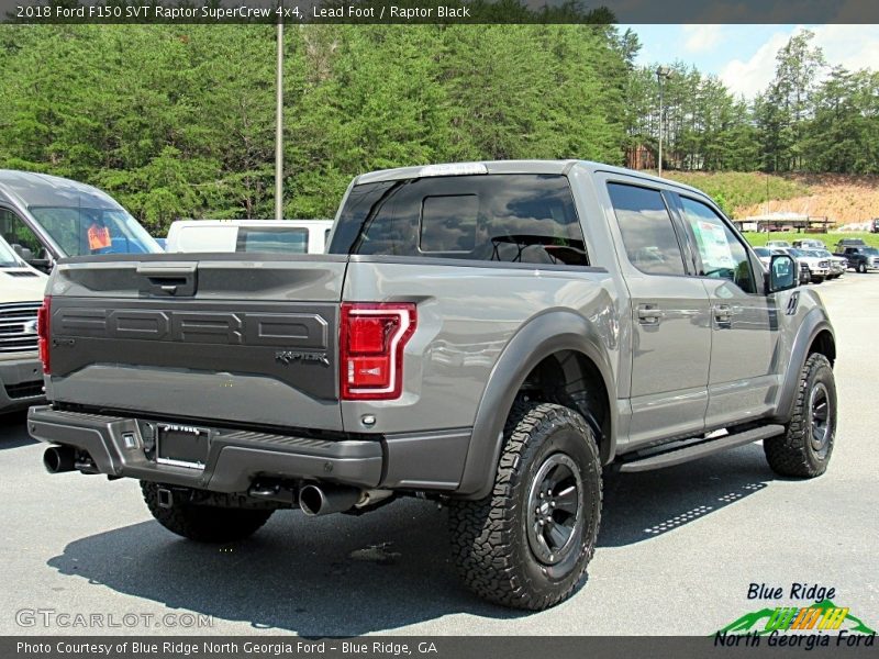 Lead Foot / Raptor Black 2018 Ford F150 SVT Raptor SuperCrew 4x4