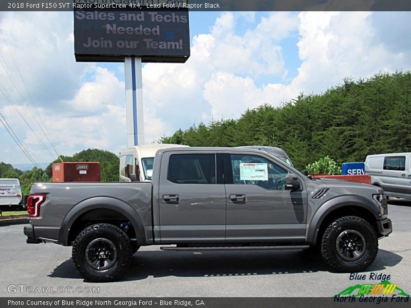 Lead Foot / Raptor Black 2018 Ford F150 SVT Raptor SuperCrew 4x4